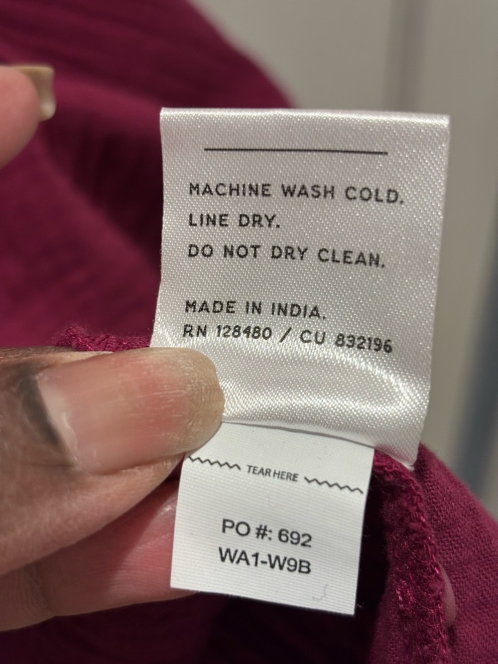 Pact Organic Cotton Sleeveless Magenta Keyhole Back Tiered Maxi Dress size XXS - Picture 11 of 11